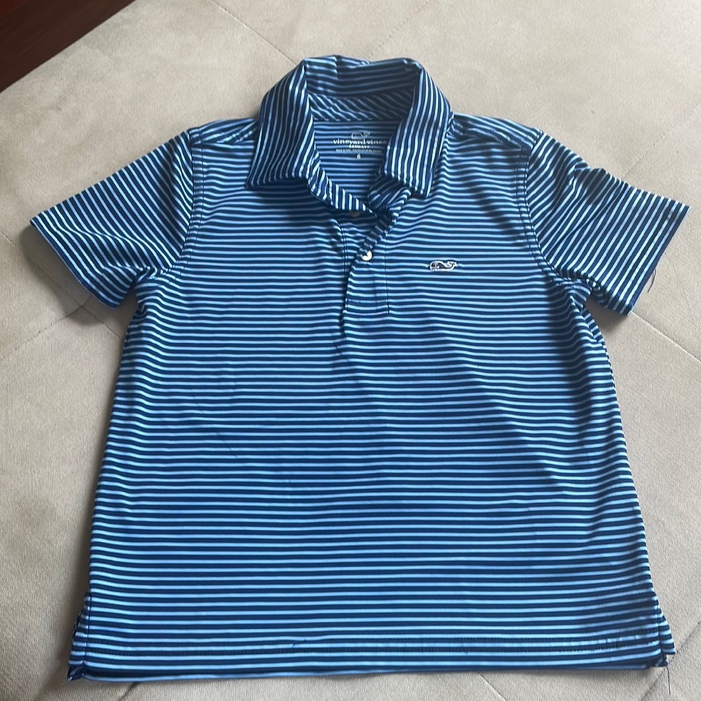 Vineyard Vines Sankaty Stripe Performance Polo